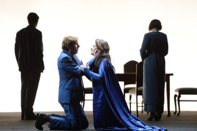 Ralf Lukas (Kurwenal), Andreas Schager (Tristan), Ruth-Maria Nicolay (Isolde), Erica Brookhyser (Brangäne)