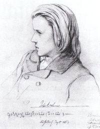 Johannes Brahms im Alter von zwanzig Jahren