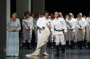 Susanne Serfling (Desdemona), Joel Montero (Otello), Enrico Marrucci (Jago), Chor 