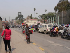 Straßenbild in Kathmandu