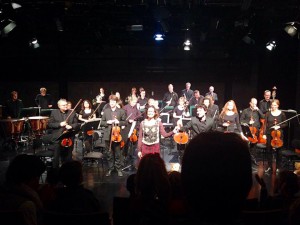Das Orchester des Staatstheaters mit Gabriele Drechsel