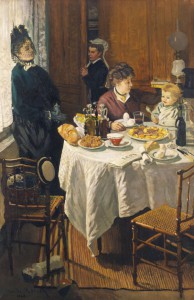 Das abgelehnte Bild "Das Mittagessen" (1868)