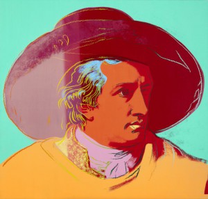 Andy Warhol: "Johann Wolfgang von Goethe", 1982