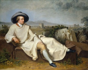 Tischbein: "Goethe in der römischen Campagna". 1787