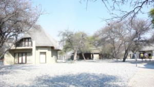 Das Okaukuejo-Camp von Etosha