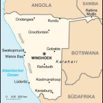 Karte von Namibia