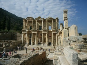 Die antike Bibliiothek von Ephesus