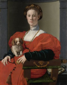 Agnolo Bronzino (1503–1572) Bildnis einer Dame in Rot (Francesca Salviati?), um 1533