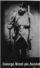 George Bizet als Soldat