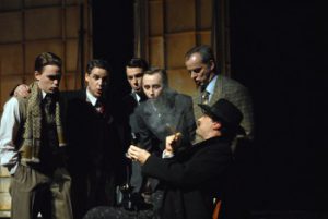 Markus Durst (Ari Leschnikoff) Andreas Wagner (Erich Abraham-Collin), Jeffrey Treganza (Harry Frommermann), Oleksandr Prytolyuk (Roman Cycowski) Andreas Daum (Robert Biberti), Jean Michel Räber