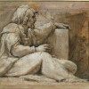 Correggio: "Sitzender Prophet mit Buch"